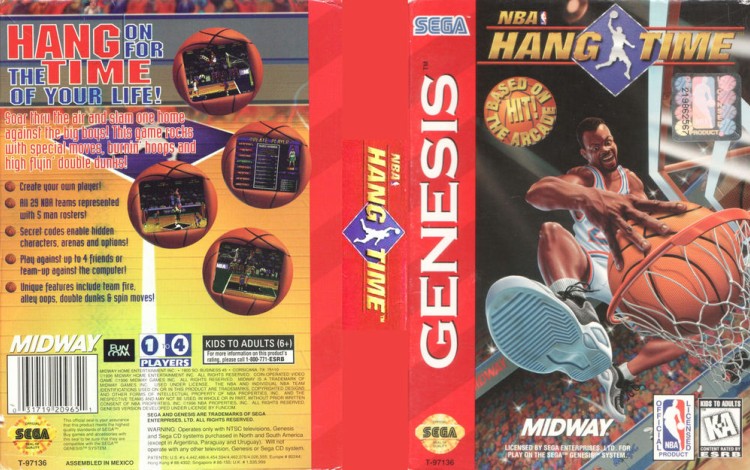 NBA Hang Time - Sega Genesis | VideoGameX