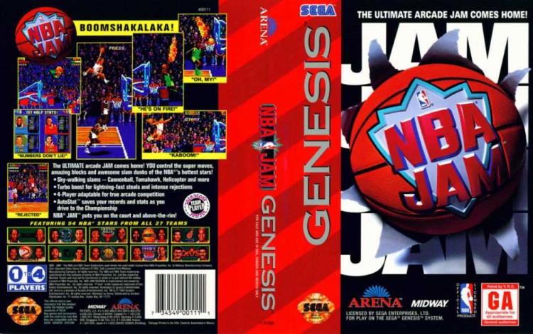 NBA Jam - Sega Genesis | VideoGameX