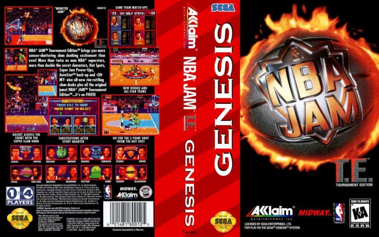 NBA Jam: Tournament Edition - Sega Genesis | VideoGameX