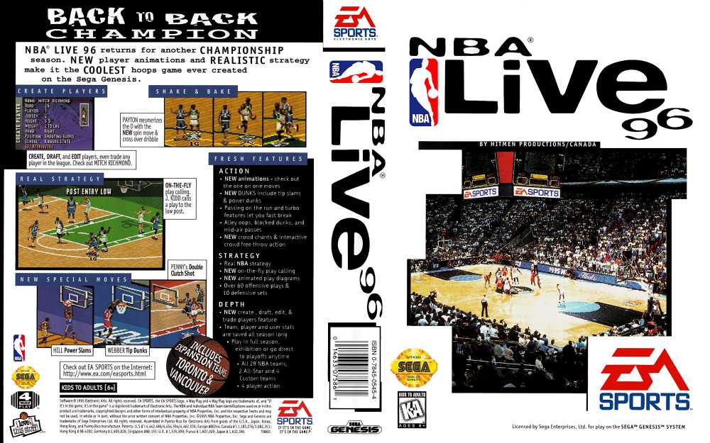 Nba Live 95 Download Game Gamefabrique