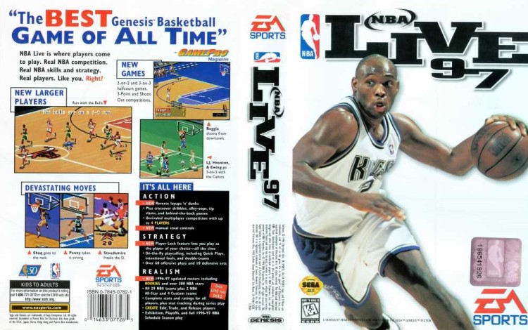 NBA Live '97 - Sega Genesis | VideoGameX