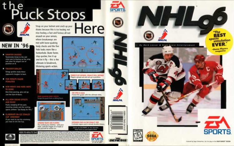 NHL '96 - Sega Genesis | VideoGameX