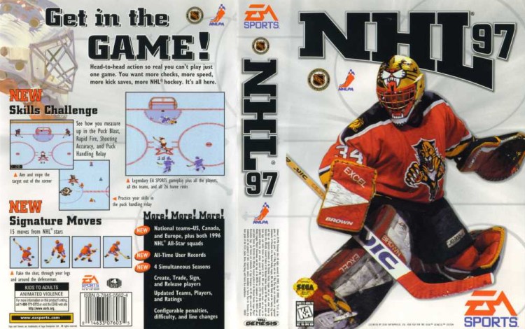 NHL '97 - Sega Genesis | VideoGameX