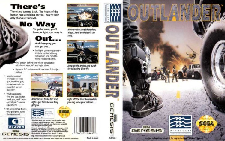 Outlander - Sega Genesis | VideoGameX