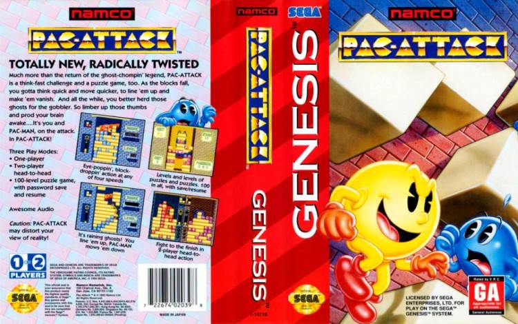 Pac-Attack - Sega Genesis | VideoGameX