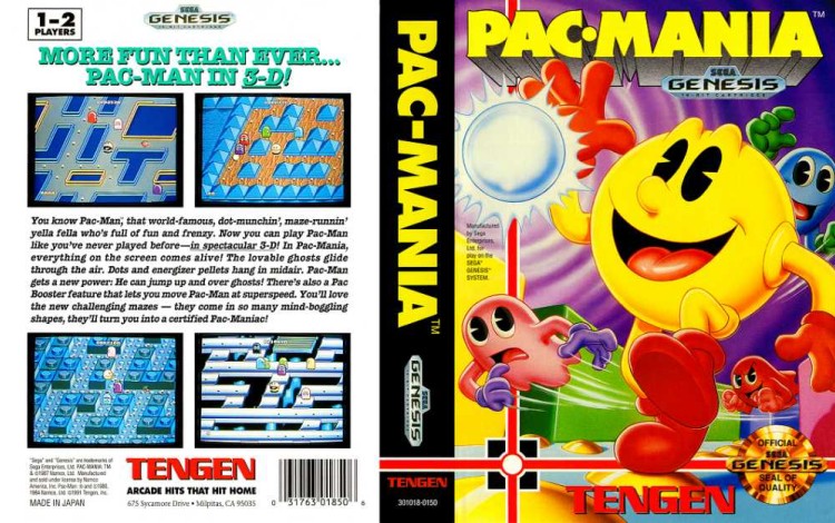 Pac-Mania - Sega Genesis | VideoGameX