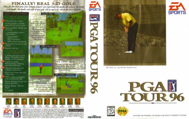 PGA Tour '96 - Sega Genesis | VideoGameX