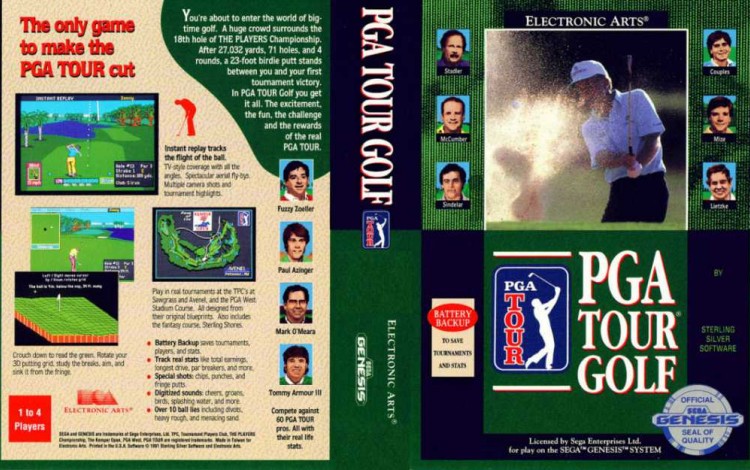 PGA Tour Golf - Sega Genesis | VideoGameX