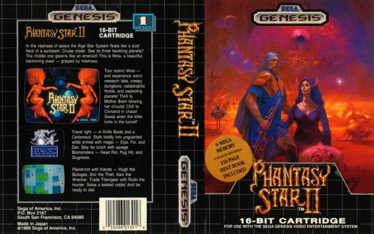 Phantasy Star II - Sega Genesis | VideoGameX