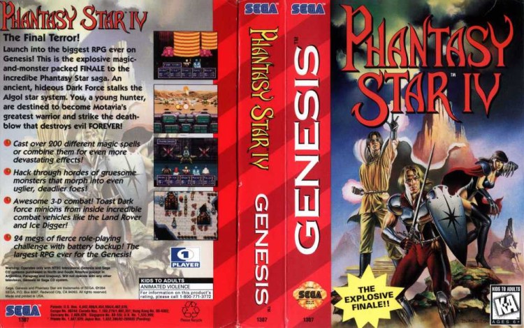 Phantasy Star IV - Sega Genesis | VideoGameX