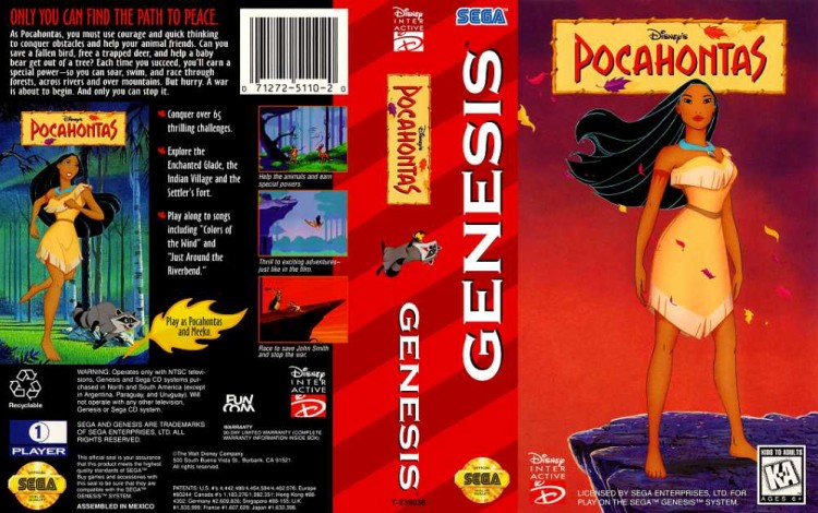 Pocahontas, Disney's - Sega Genesis | VideoGameX