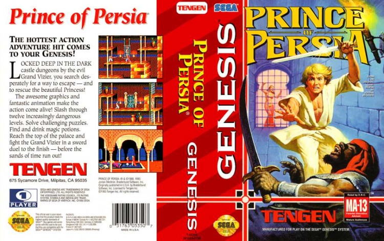 Prince of Persia - Sega Genesis | VideoGameX