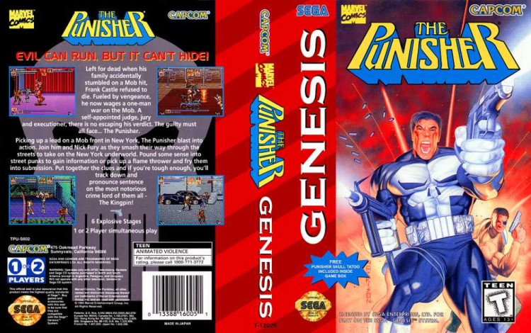 Punisher, The - Sega Genesis | VideoGameX