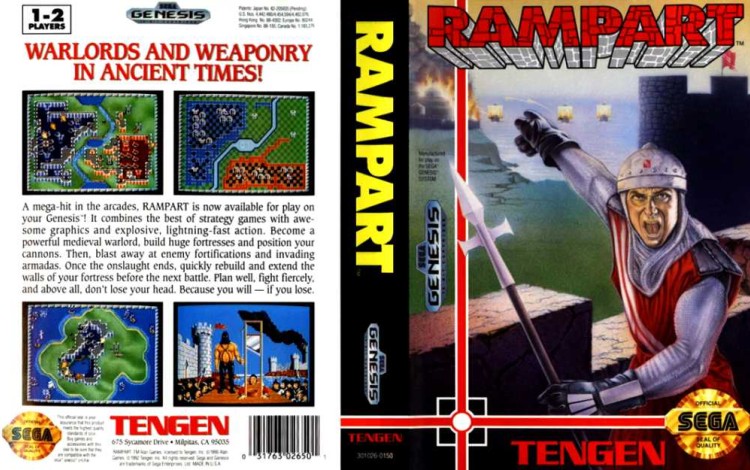 Rampart - Sega Genesis | VideoGameX