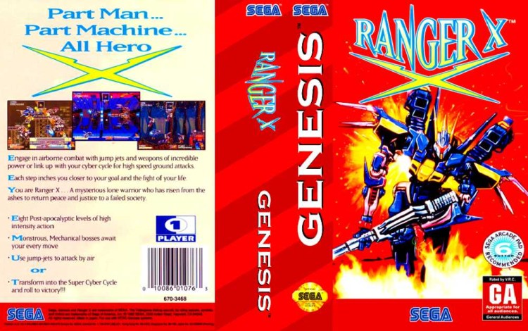 Ranger X - Sega Genesis | VideoGameX