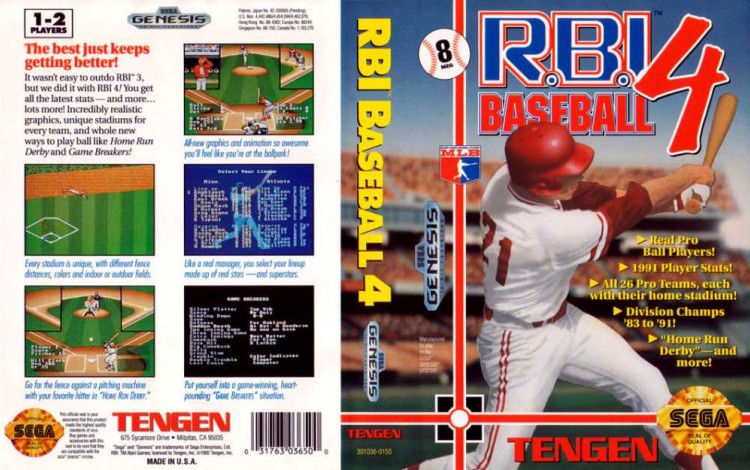 R.B.I. Baseball 4 - Sega Genesis | VideoGameX