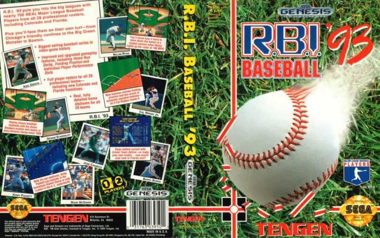 R.B.I. Baseball '93 - Sega Genesis | VideoGameX