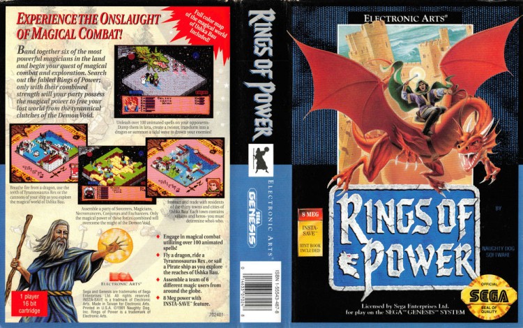 Rings of Power - Sega Genesis | VideoGameX