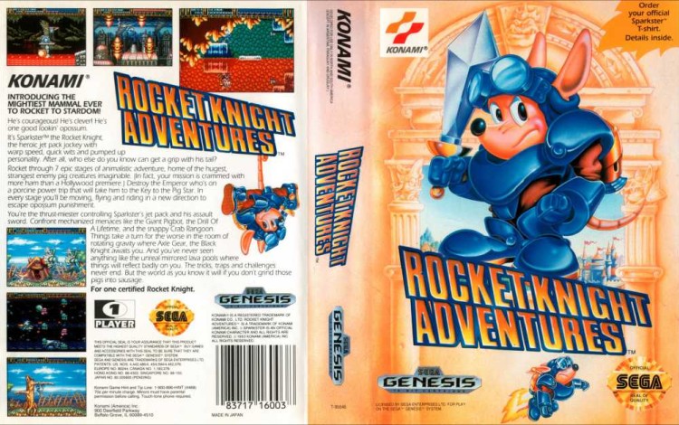 Rocket Knight Adventures - Sega Genesis | VideoGameX