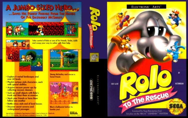 Rolo to the Rescue - Sega Genesis | VideoGameX