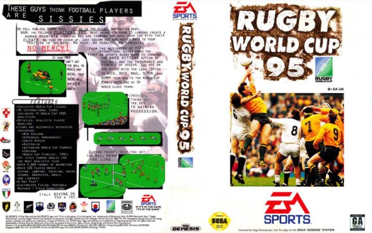 Rugby World Cup '95 - Sega Genesis | VideoGameX