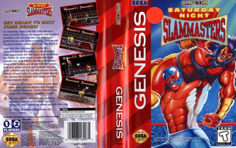 Saturday Night Slam Masters - Sega Genesis | VideoGameX