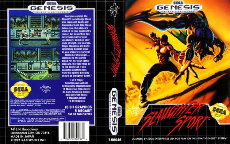 Slaughter Sport - Sega Genesis | VideoGameX