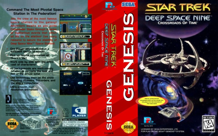 Star Trek Deep Space Nine: Crossroads of Time - Sega Genesis | VideoGameX