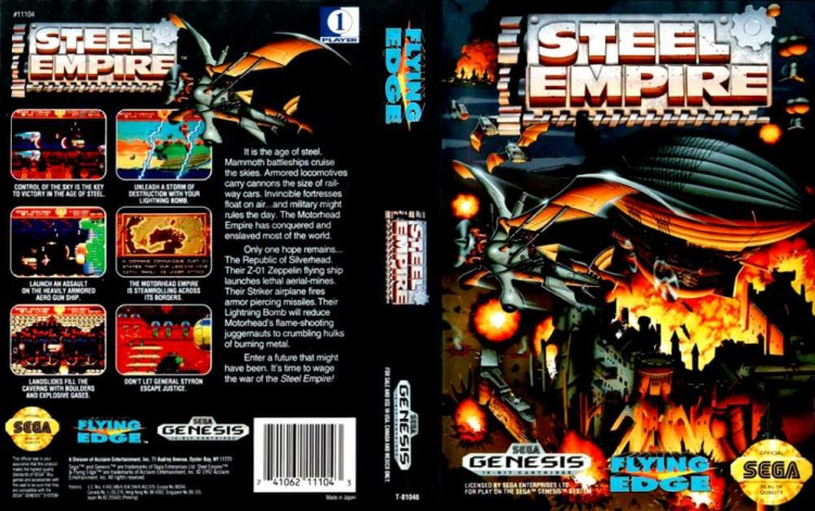 Steel Empire - Sega Genesis | VideoGameX