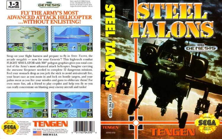 Steel Talons - Sega Genesis | VideoGameX