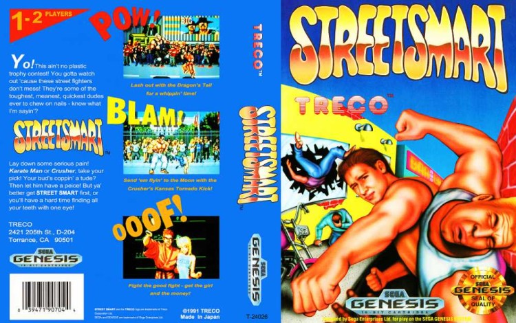 Street Smart - Sega Genesis | VideoGameX