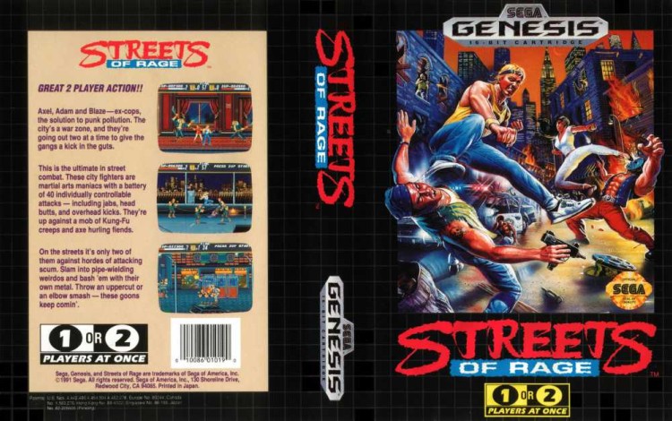 Streets of Rage - Sega Genesis | VideoGameX