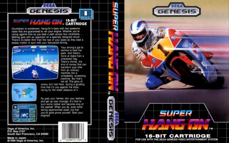 Super Hang-On - Sega Genesis | VideoGameX