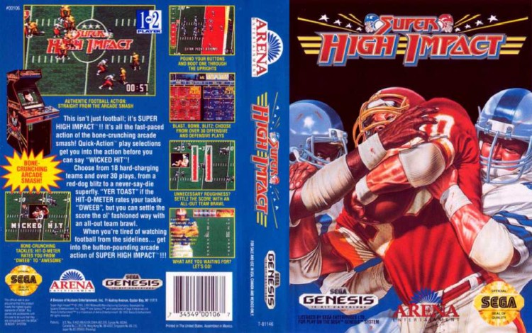 Super High Impact - Sega Genesis | VideoGameX