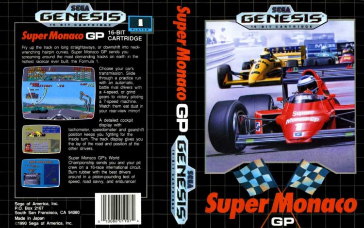 Super Monaco GP - Sega Genesis | VideoGameX