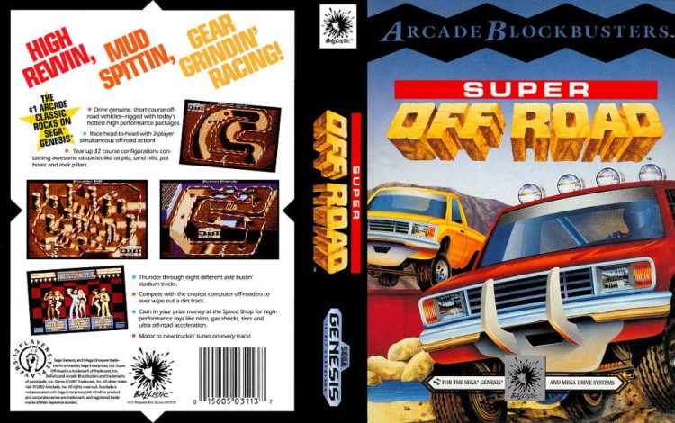 Super Off Road - Sega Genesis | VideoGameX