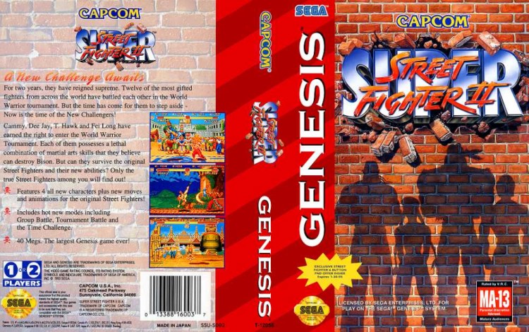 Super Street Fighter II - Sega Genesis | VideoGameX