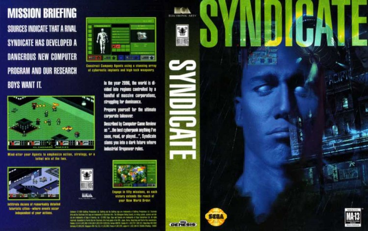 Syndicate - Sega Genesis | VideoGameX