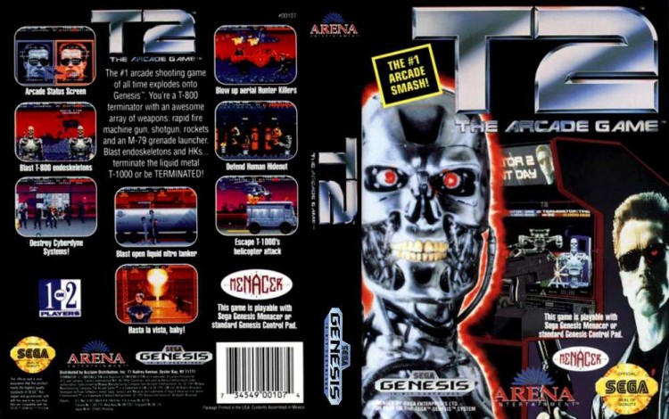 T2: The Arcade Game - Sega Genesis | VideoGameX