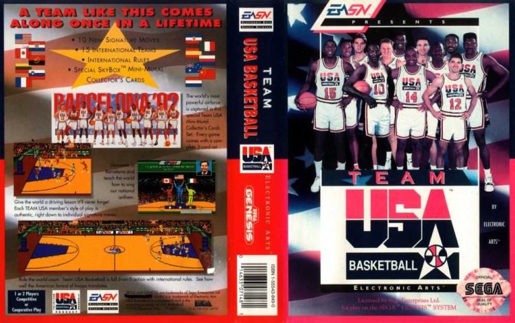 Team USA Basketball - Sega Genesis | VideoGameX