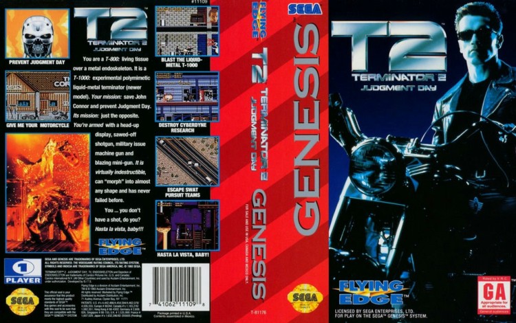 Terminator 2: Judgment Day - Sega Genesis | VideoGameX