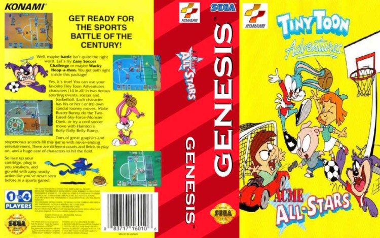 Tiny Toon Adventures: Acme All-Stars - Sega Genesis | VideoGameX