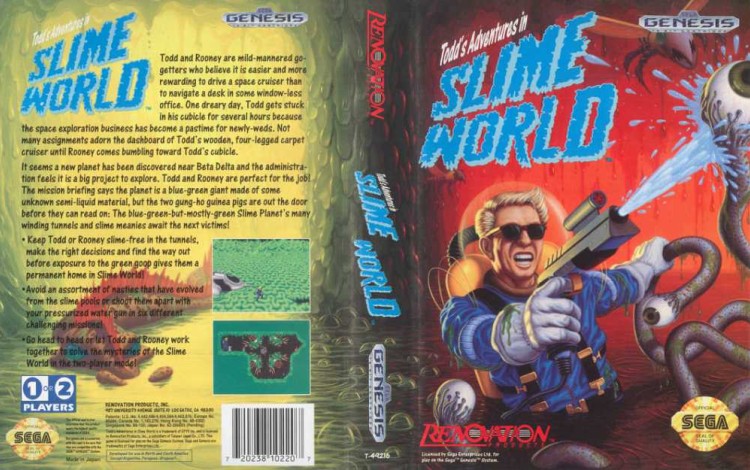 Todd's Adventures in Slime World - Sega Genesis | VideoGameX