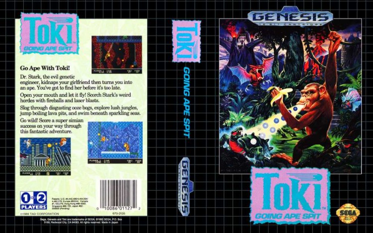 Toki: Going Ape Spit - Sega Genesis | VideoGameX