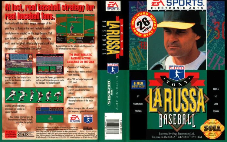 Tony LaRussa Baseball - Sega Genesis | VideoGameX