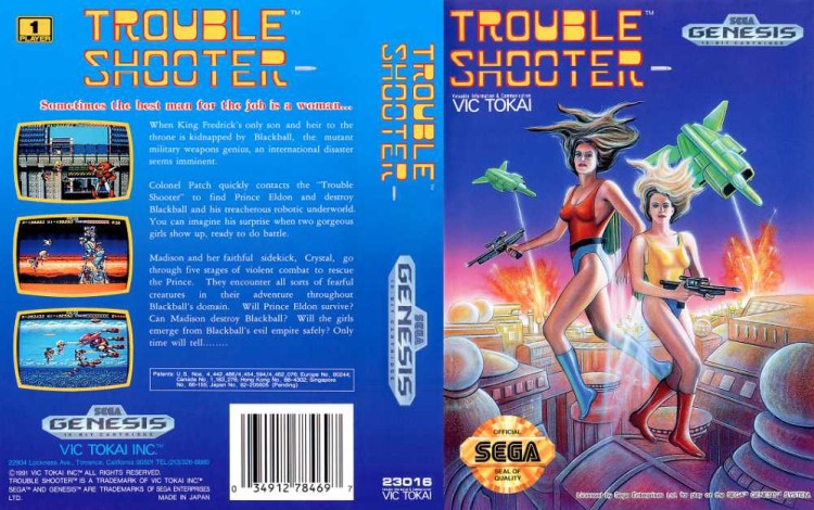 Trouble Shooter - Sega Genesis | VideoGameX