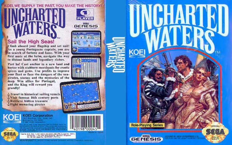 Uncharted Waters - Sega Genesis | VideoGameX