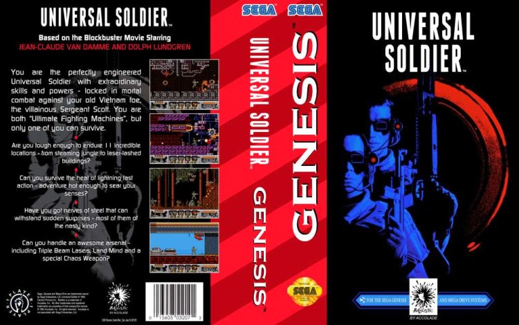 Universal Soldier - Sega Genesis | VideoGameX