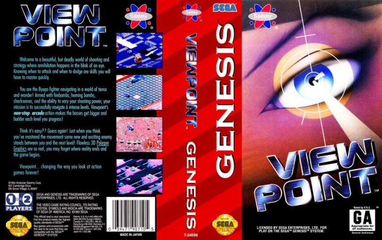 Viewpoint - Sega Genesis | VideoGameX