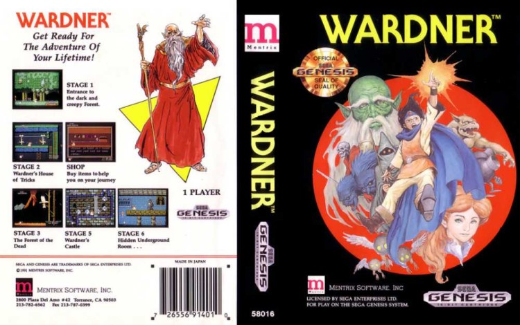 Wardner - Sega Genesis | VideoGameX